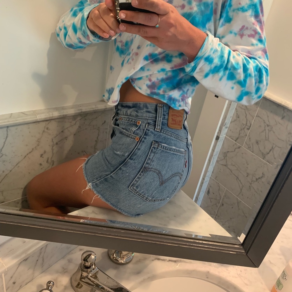 Levis 501 Wedgie Cut Shorts